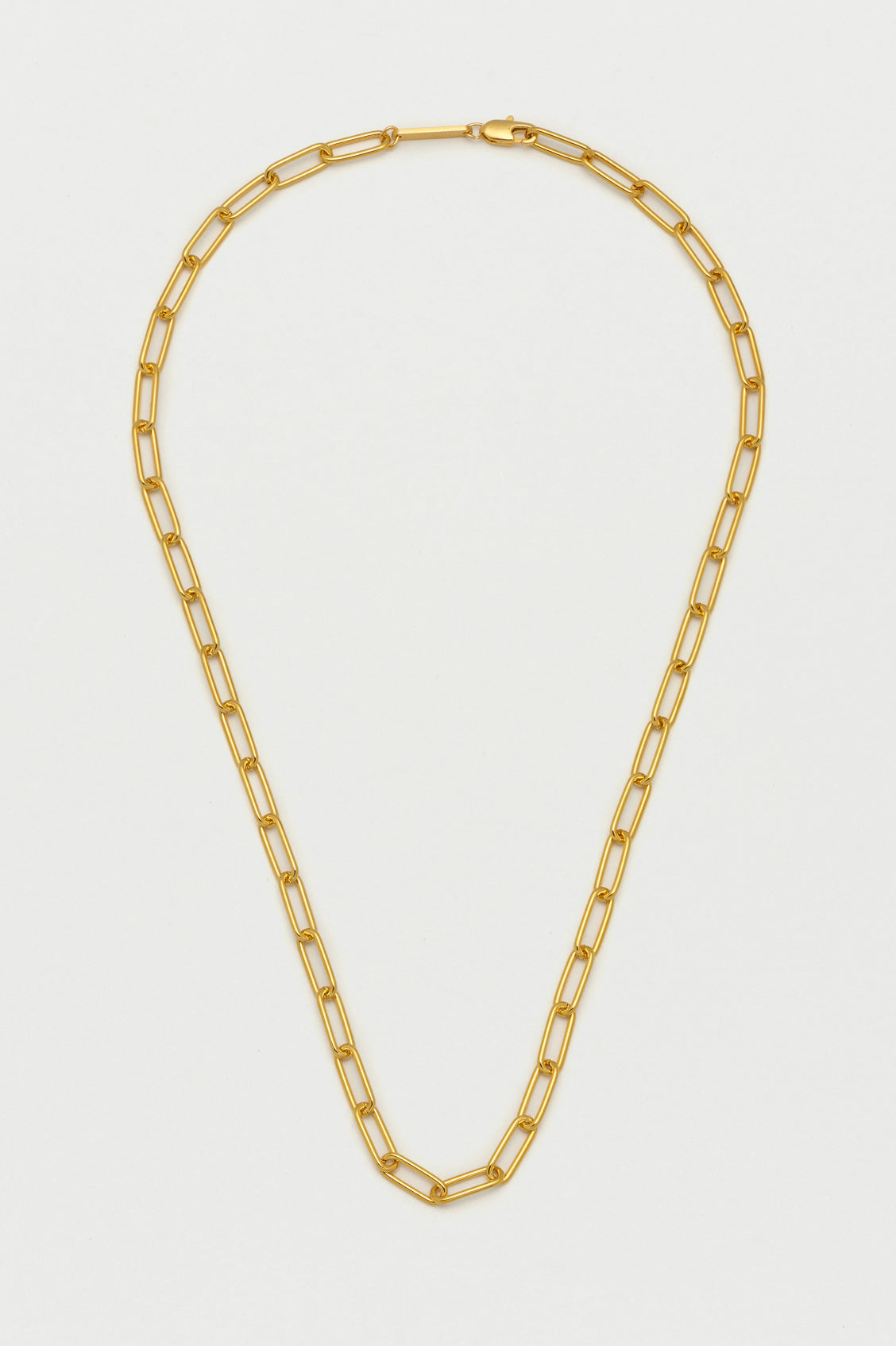 Elegant Paperclip Link Chain Necklace for Women - Minimalist Gold & Silver Layering Necklace - Perfect for Everyday Wear, Office & Date Night