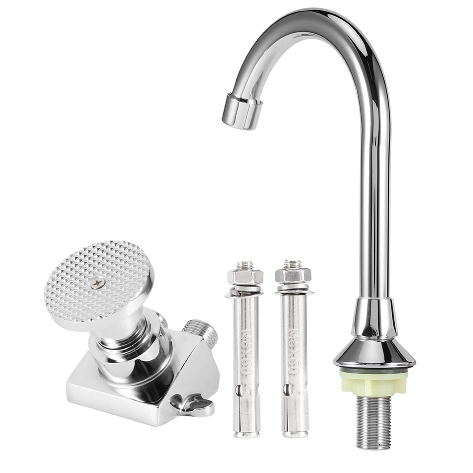 Brass Floor Mounted Foot Pedal Faucet for Hospital & Lab Sinks