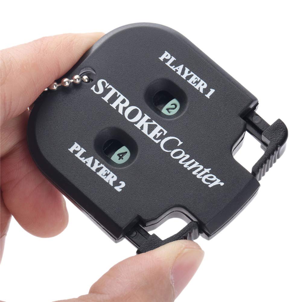 2-Piece Golf Stroke & Putt Counter - Mini Score Keeper for Golf Training & Practice | Golf Accessories for Tracking Shots & Scores | Perfect for Driving Range & Course Play