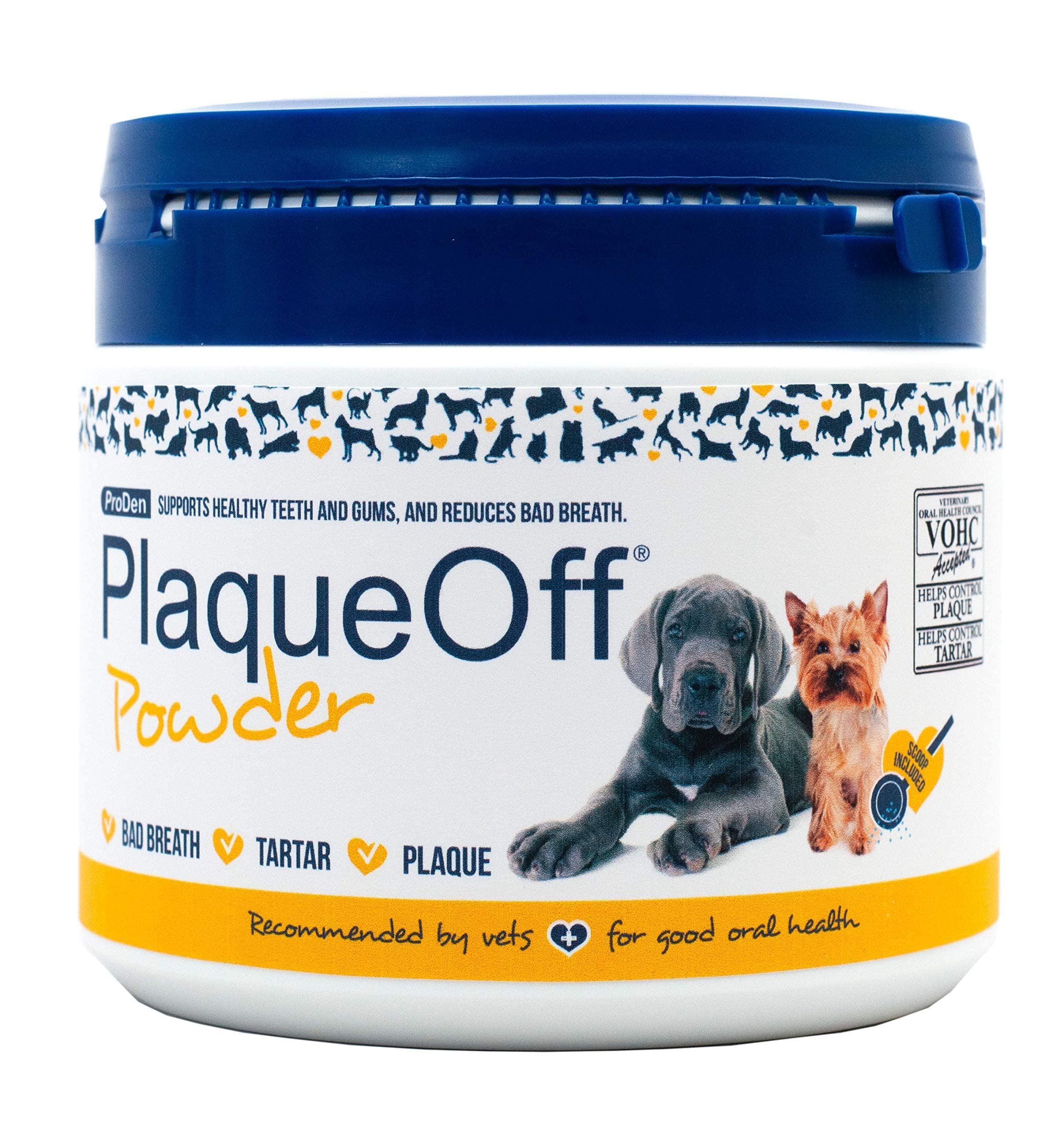 ProDen PlaqueOff Powder for Dogs & Cats – 420g Dental Care Supplement for Healthy Teeth, Gums & Fresh Breath – Supports Oral Hygiene & Tartar Control – Ideal for Daily Pet Dental Routine