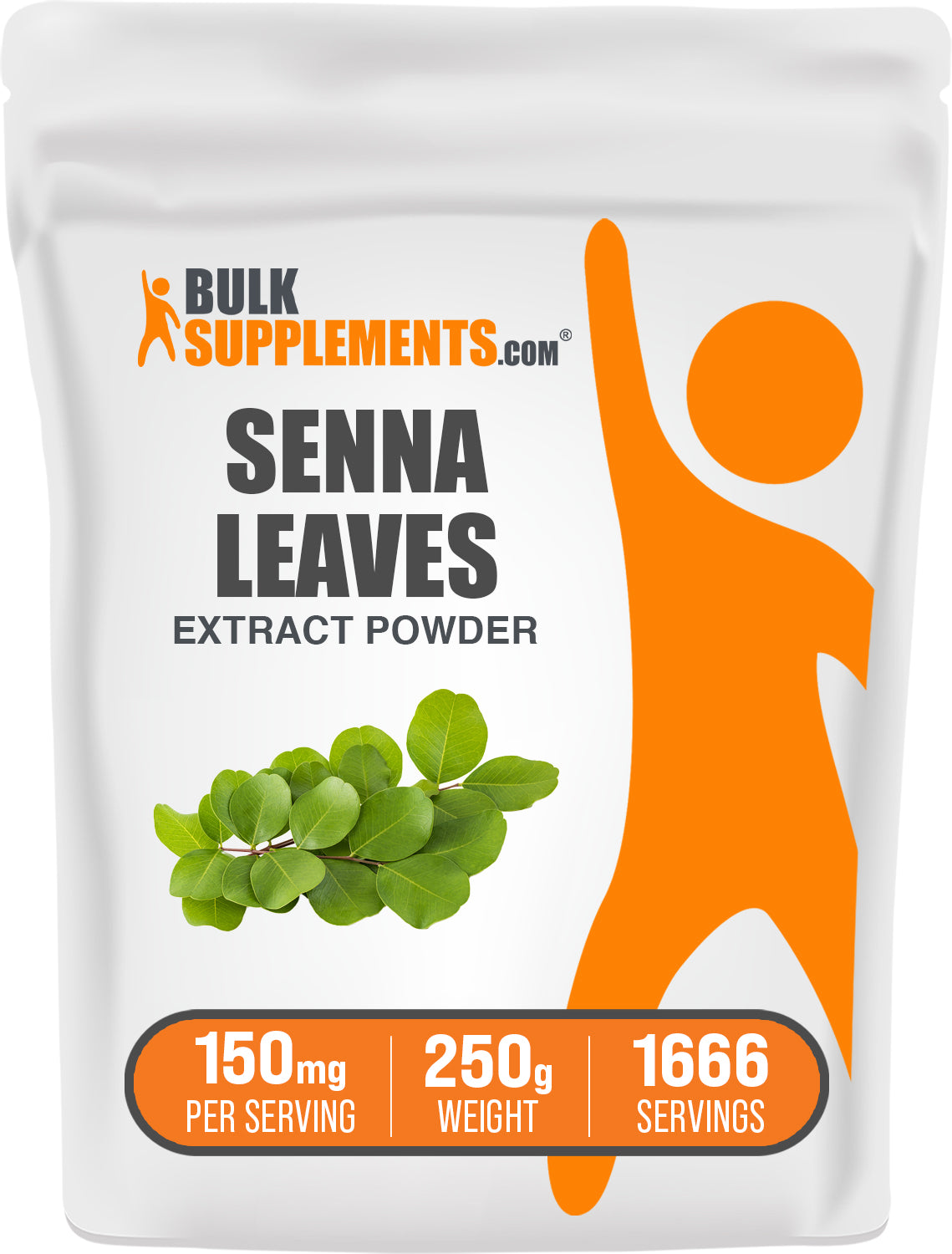Organic Senna Leaf Extract Powder for Digestive Health - Natural Laxative & Detox Supplement for Weight Loss & Constipation Relief - Use in Tea, Smoothies, or Capsules