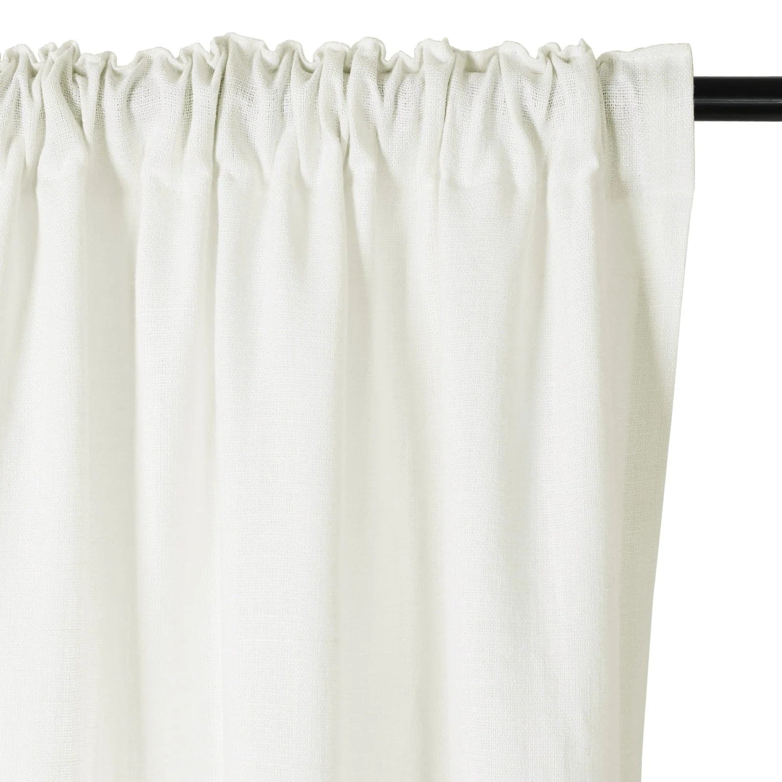 Erin Heavyweight 100% Linen Curtains - Soft Top Blackout Drapes for Living Room & Bedroom - Premium Textured Window Treatments for Home Decor
