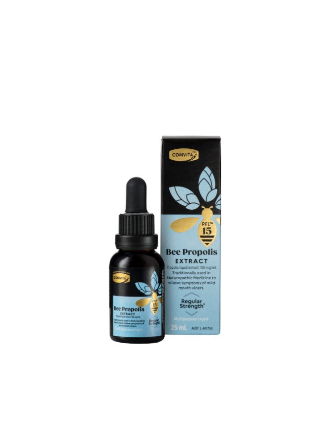 Comvita Bee Propolis Extract Alcohol-Free 1 fl oz (30ml) - Natural Immune Support Supplement for Adults & Kids - Use Daily for Wellness or During Cold Season