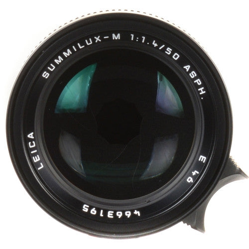 Leica 50mm f/1.4 ASPH Lens - Black (E46) for Professional Photography & Videography - Perfect for Portraits, Low Light & Street Photography