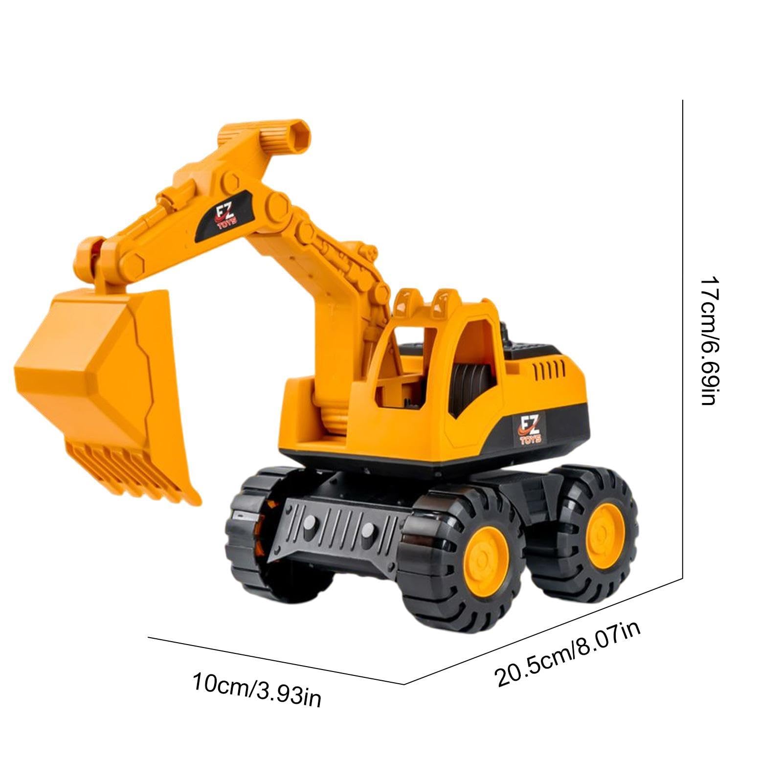 Best Construction Car Toys for Kids - Digger Toys, Engineering Vehicles Set with Wheel Loader, Dump Truck & Excavator | STEM Learning Toys for 3+ Year Old Boys | Perfect for Sandbox Play, Birthday Gifts & Pretend Play