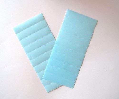 20 Pack Blue Iron-On Name Tapes & Permanent Laundry Marker Pen - Perfect for School Uniforms, Camps & Clothing Labels
