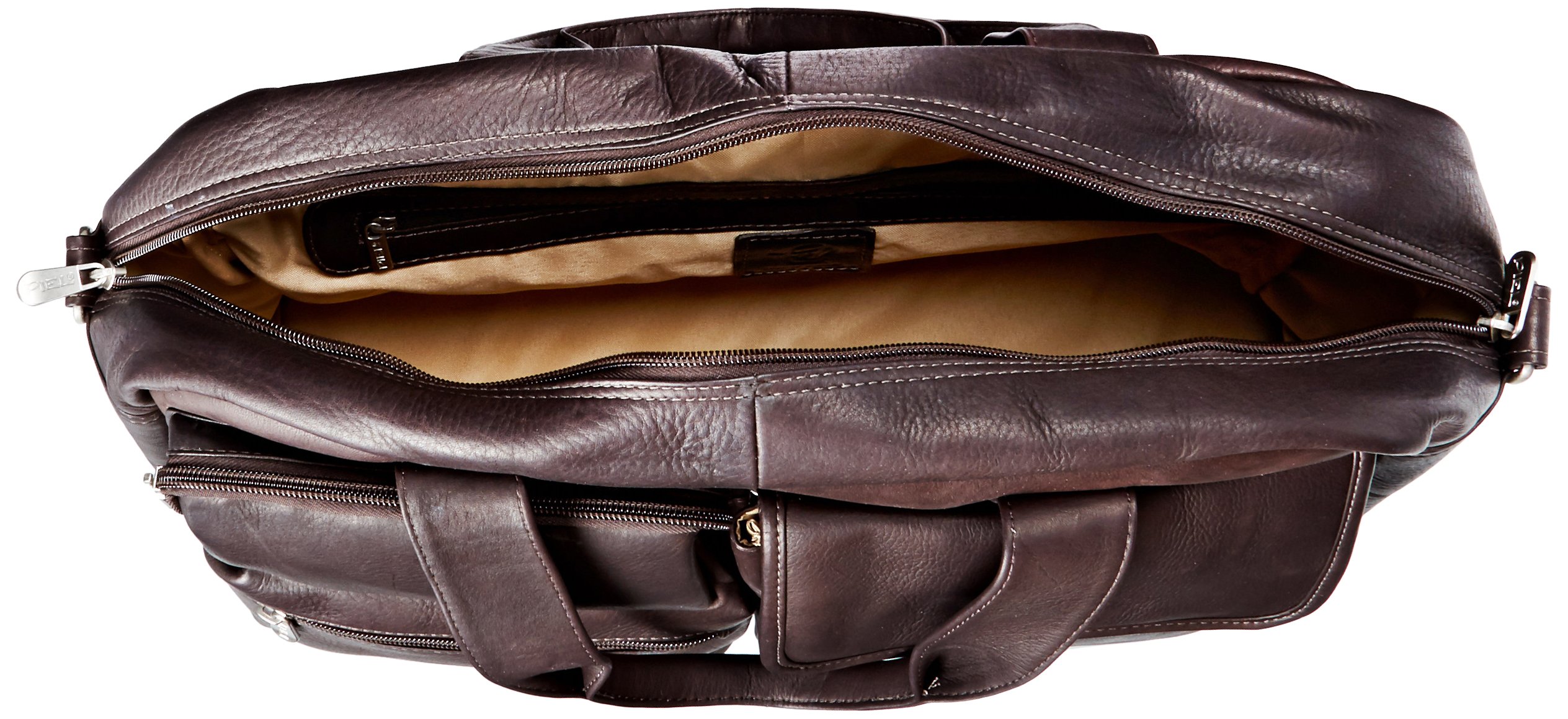 Multi-Pocket Carry-on Luggage - Chocolate Brown Expandable Travel Bag for Women & Men - Perfect for Airplane, Business Trips & Weekend Getaways