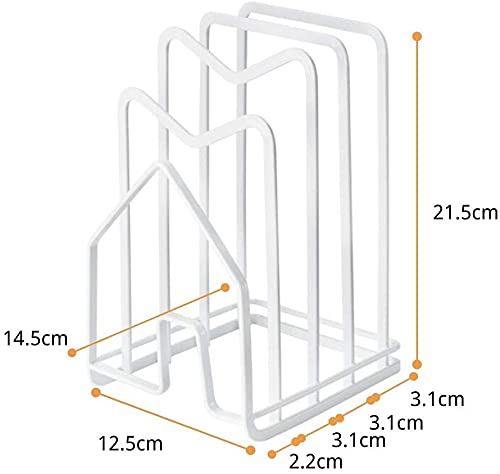 Premium Stainless Steel Cutting Board Holder & Kitchen Organizer - 4.92