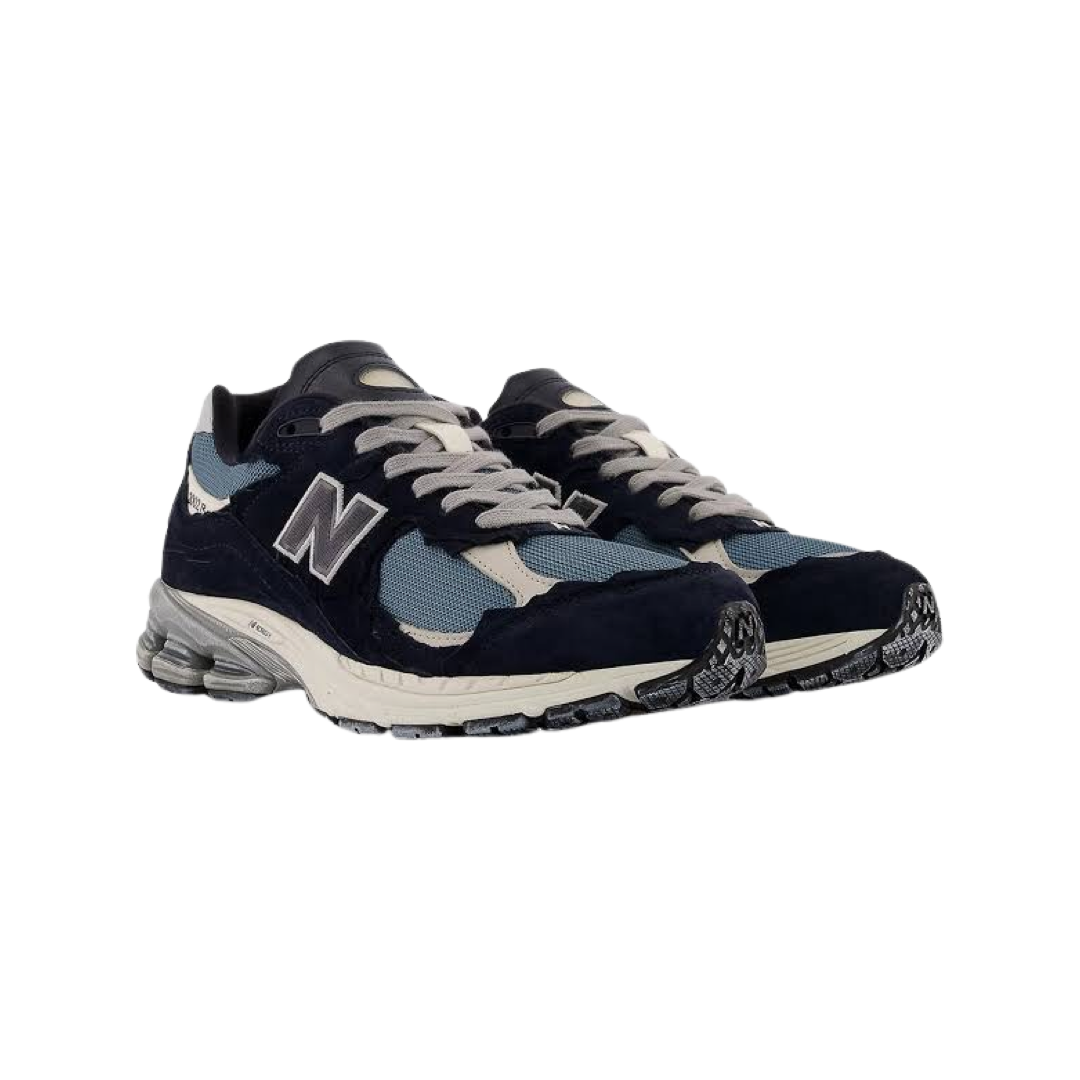 New Balance 2002R Protection Pack Sneakers - Navy & White Retro Running Shoes for Men & Women | Perfect for Jogging, Gym Workouts & Casual Streetwear Style