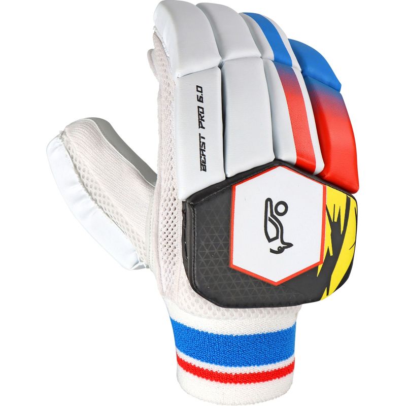 Kookaburra Beast Pro 6.0 Junior Cricket Batting Gloves - Youth Protective Sports Gear for Training & Matches