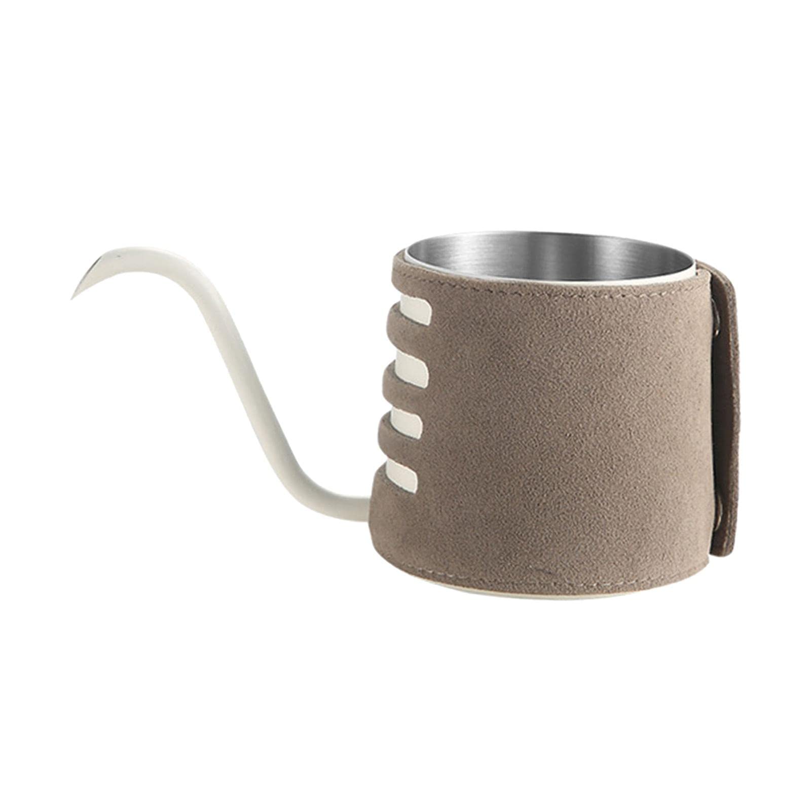 Premium Coffee Drip Kettle & Handleless Tea Pot - Stainless Steel Pour Over Coffee Maker for Home & Office - Perfect for Pour Over Coffee, Tea Brewing & Kitchen Use