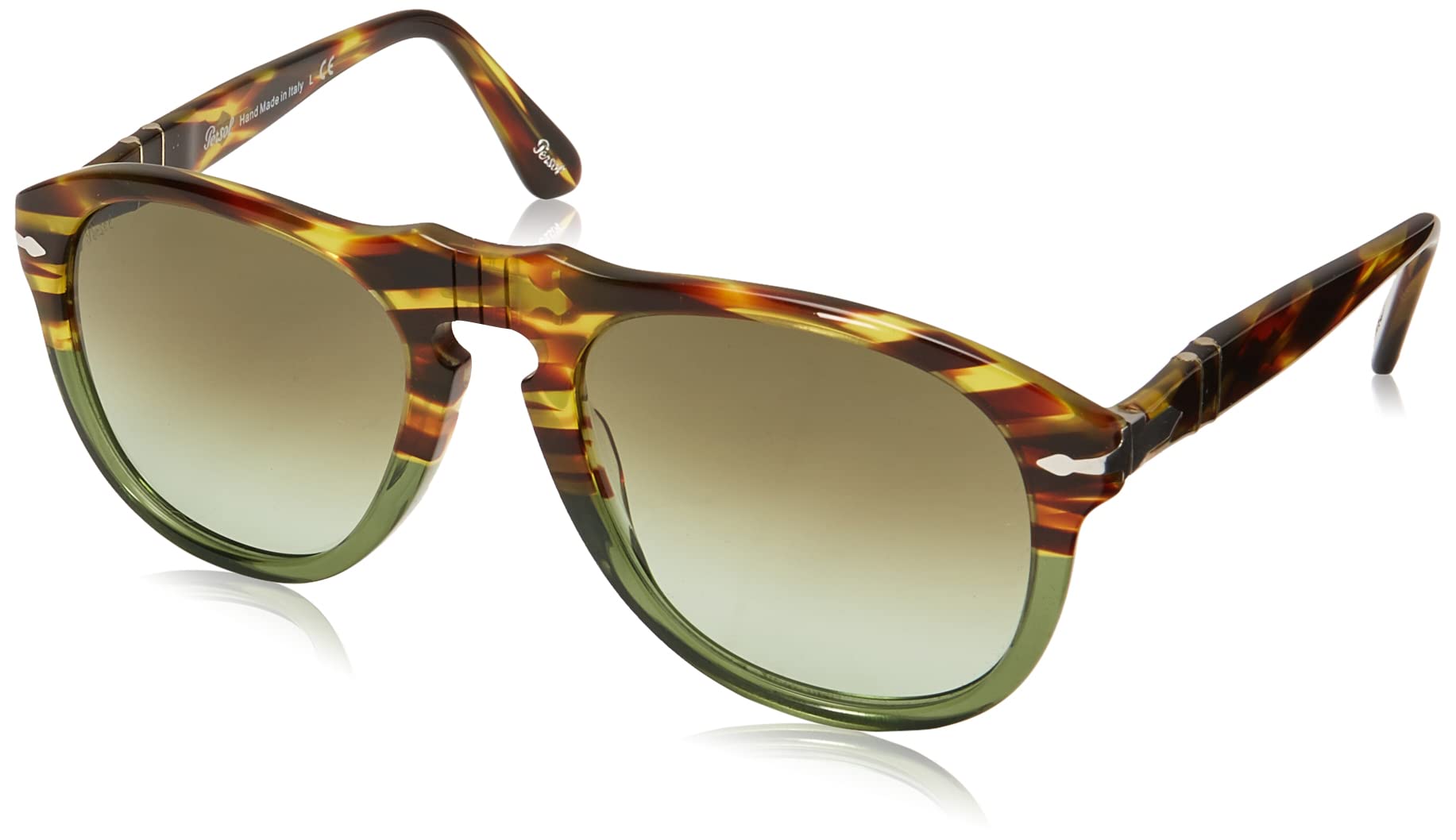 Persol PO0649 Classic Aviator Sunglasses for Men & Women – Polarized UV Protection – Stylish Retro Pilot Shades for Driving, Travel & Outdoor Activities