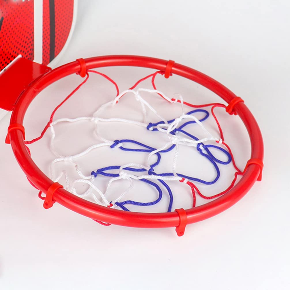 1 Set Indoor Hanging Basketball Hoop for Kids - Adjustable Height Basketball Toy Kit with Backboard & Net - Perfect for Boys Room Decor, Children's Basketball Training & Fun Indoor Play