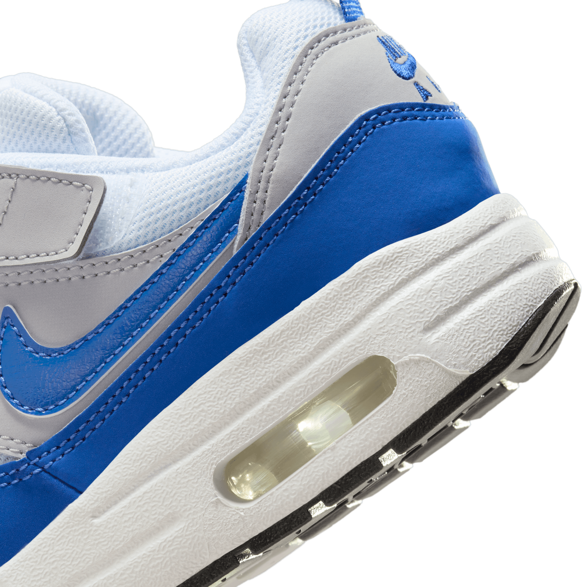 Nike Air Max 1 EasyOn PS Kids' Sneakers - Royal Blue & White Running Shoes for Boys & Girls - Comfortable Athletic Shoes for School, Sports & Everyday Wear