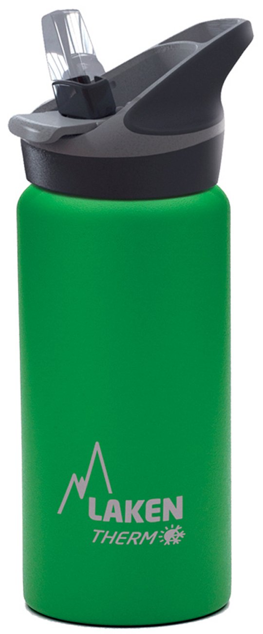 Laken Thermo Kids Vacuum Insulated Stainless Steel Water Bottle - 12oz Leak Proof Sports Bottle with Straw Lid | Perfect for School, Hiking & Outdoor Activities