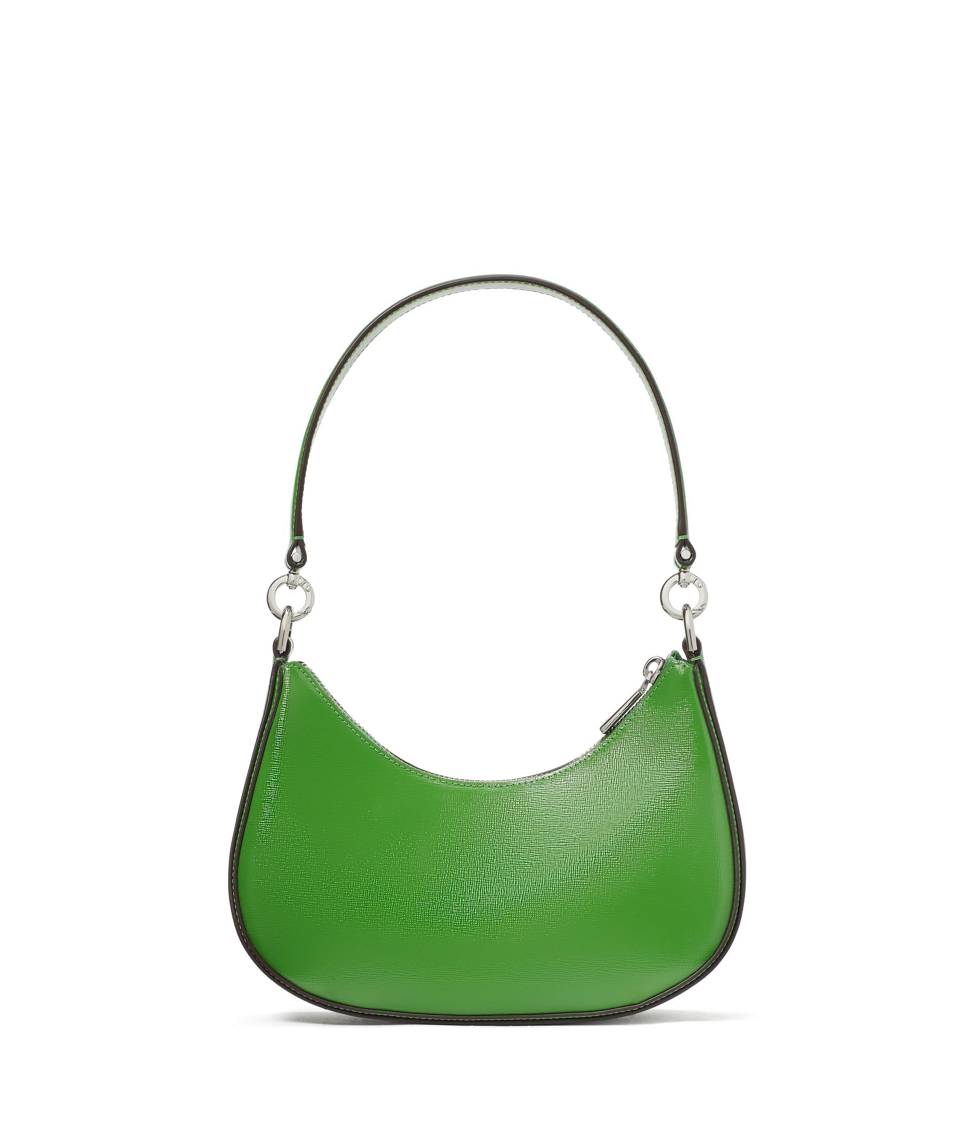 Kate Spade New York Sam Icon Shiny Saffiano Leather Small Convertible Crossbody Bag - Stylish Everyday Purse for Women, Perfect for Work, Shopping & Travel