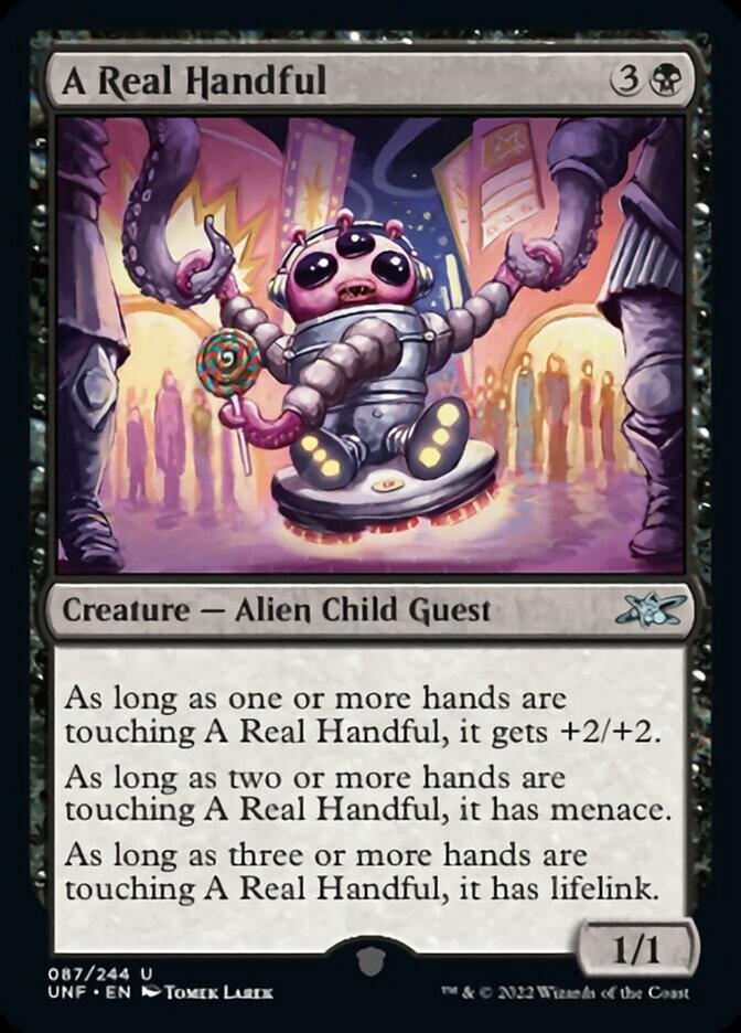 Unfinity A Real Handful - Fun & Collectible Trading Card Game for Magic: The Gathering Players | Perfect for Game Nights & Tournaments