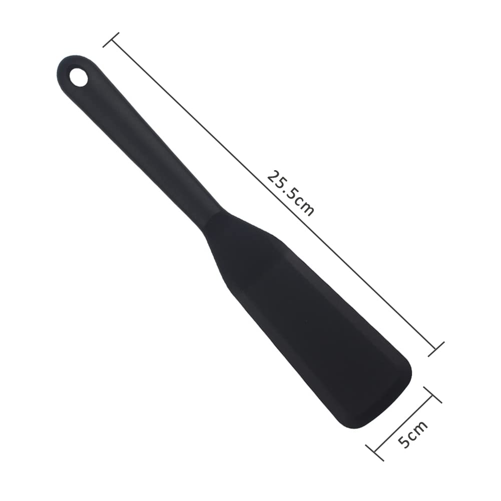 **CANDeal 2-Pack Ultra-Thin Silicone Spatula Set – Non-Stick Omelet Turner, Crepe & Pancake Flipper for Eggs, Burgers, Pizza & Steak – Heat-Resistant & Flexible for Easy Food Flipping – Perfect for Breakfast, Baking & Grilling**
