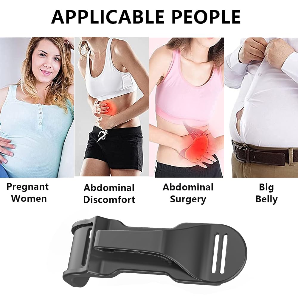 Car Seat Hooks for Seat Covers & Seatbelt Adjusters - Pregnancy Belly Band for Pregnant Women - Comfortable Driving Accessories for Expecting Mothers (Perfect for Long Trips & Daily Commutes)