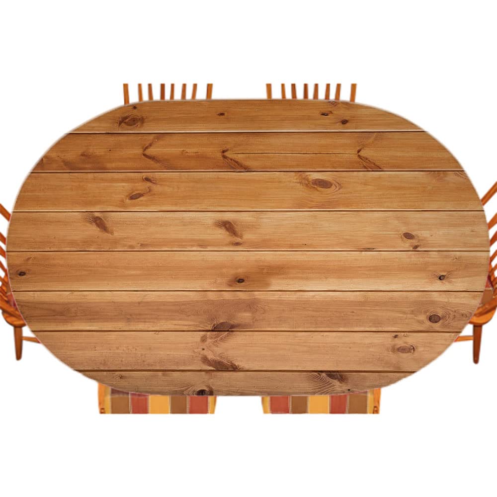 Premium Oval Tablecloth for 48