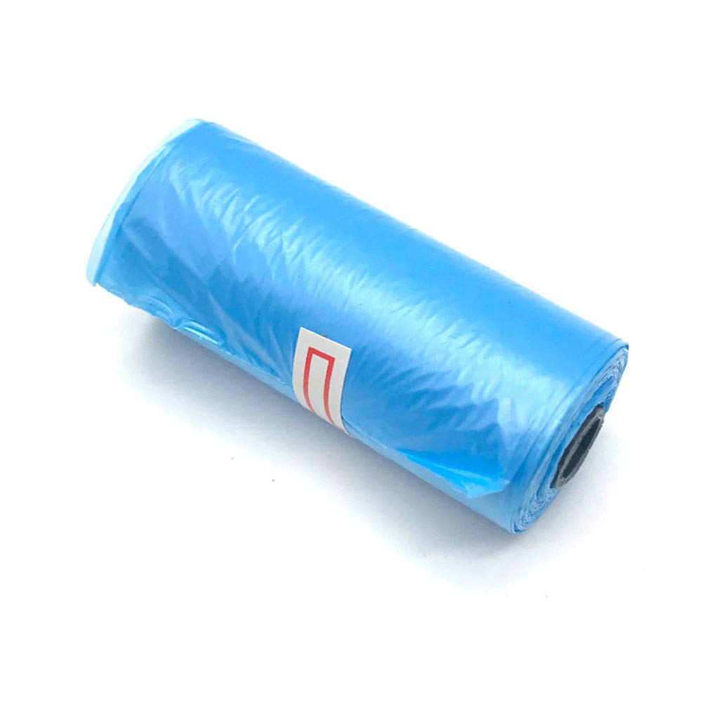 AKDSteel Baby Diaper Disposal Bags - 15pcs/Roll, Blue Plastic Trash Bags for Diapers, Odor-Proof & Leak-Proof, Ideal for Nursery, Diaper Pails & Travel - Baby Care Essentials