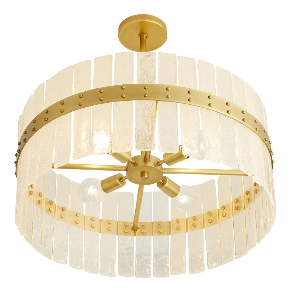 Luxury Crystal Glass Chandelier - Elegant Ceiling Light Fixture for Dining Room, Living Room, Bedroom & Foyer | Modern Home Decor Lighting