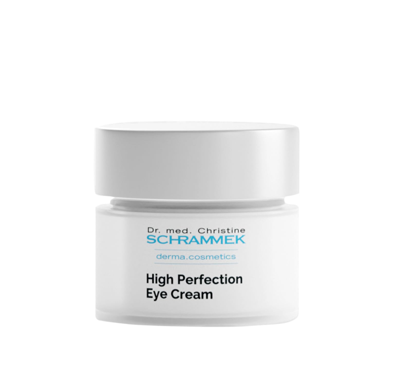 Schrammek High Perfection Eye Cream 0.5 fl oz - Anti-Aging Eye Treatment for Dark Circles & Wrinkles - Caffeine Infused Under Eye Cream - Dermatologist Recommended Skincare for Puffiness & Fine Lines - Perfect for Night Routine & Travel Skincare