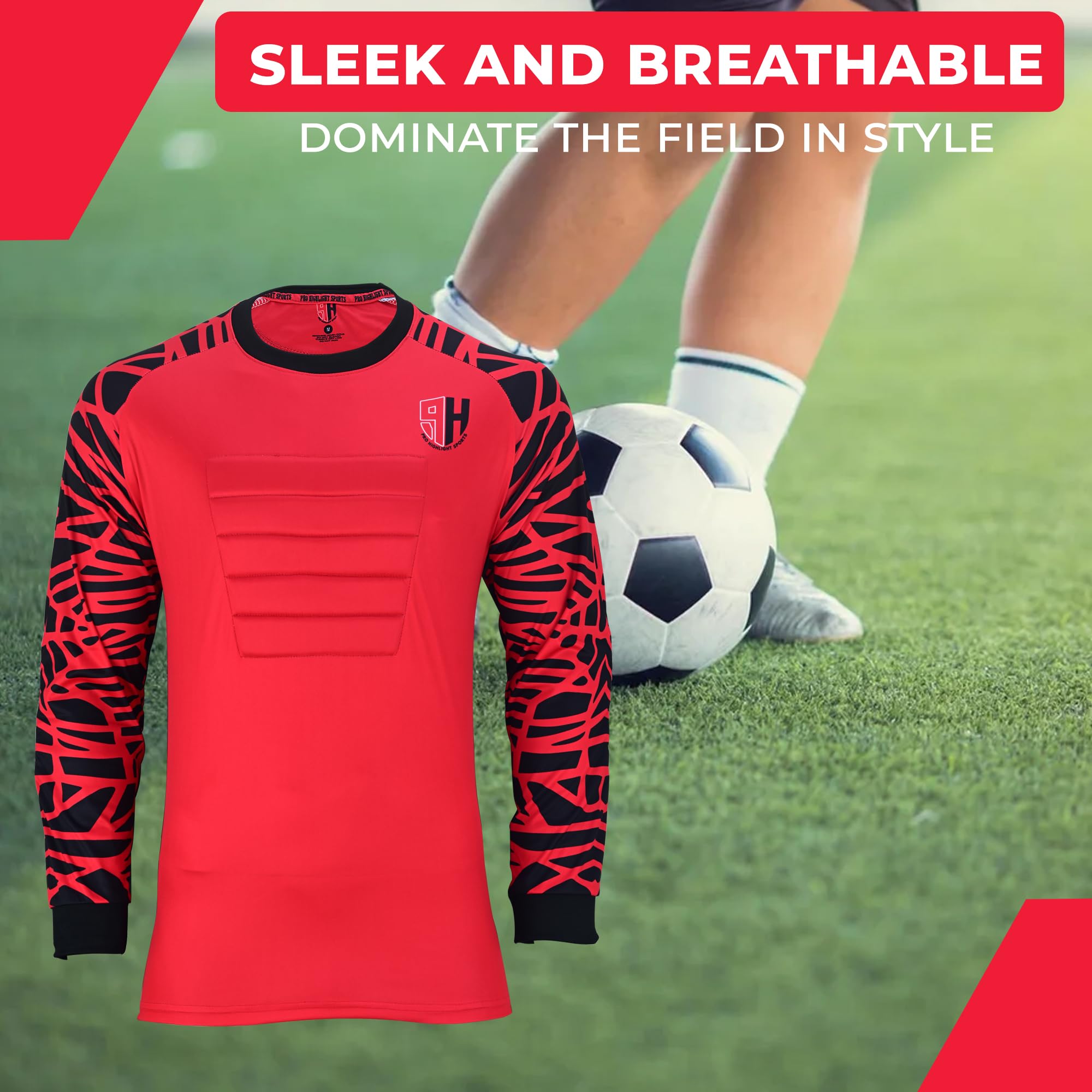 **Best Soccer Goalie Jerseys for Kids & Adults - Breathable Goalkeeper Jersey Shirt for Training & Matches - Perfect for Youth Leagues, Tournaments & Practice**