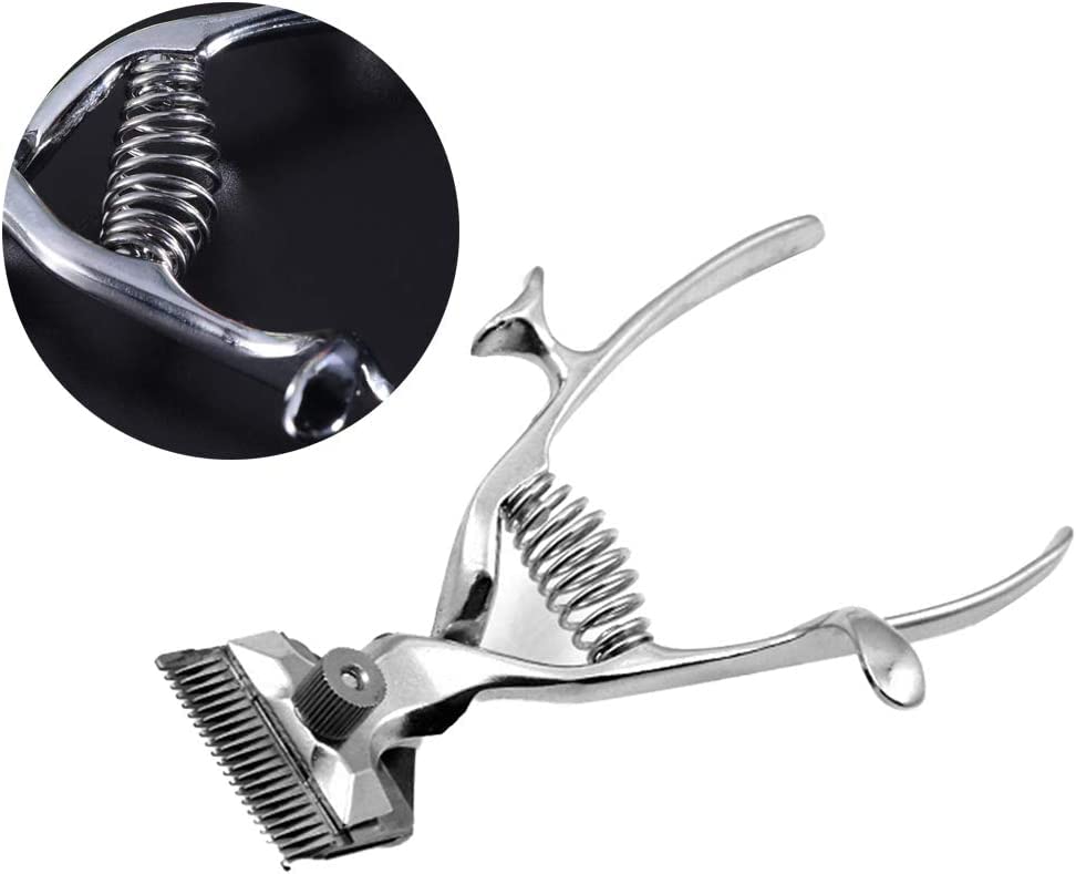 OIDESA Manual Hair Clipper - Professional Stainless Steel Barber Trimmer for Men & Women, Classic Old School Haircut Tool for Home Salon & DIY Grooming | Perfect for Beard Trimming, Hair Styling & Personal Care