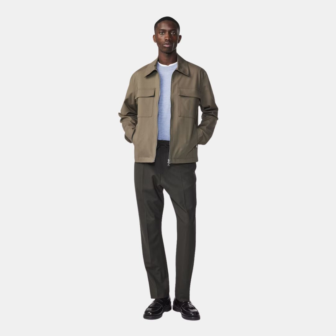 Billie 1088 Lightweight Drawstring Regular Fit Trousers for Men - Comfortable Casual Pants for Work, Travel & Everyday Wear