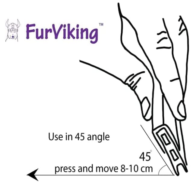 Premium Fur Viking Pet Hair Remover Tool - Effective Lint & Fur Removal for Furniture, Clothes, and Carpets - Perfect for Pet Owners & Allergy Sufferers