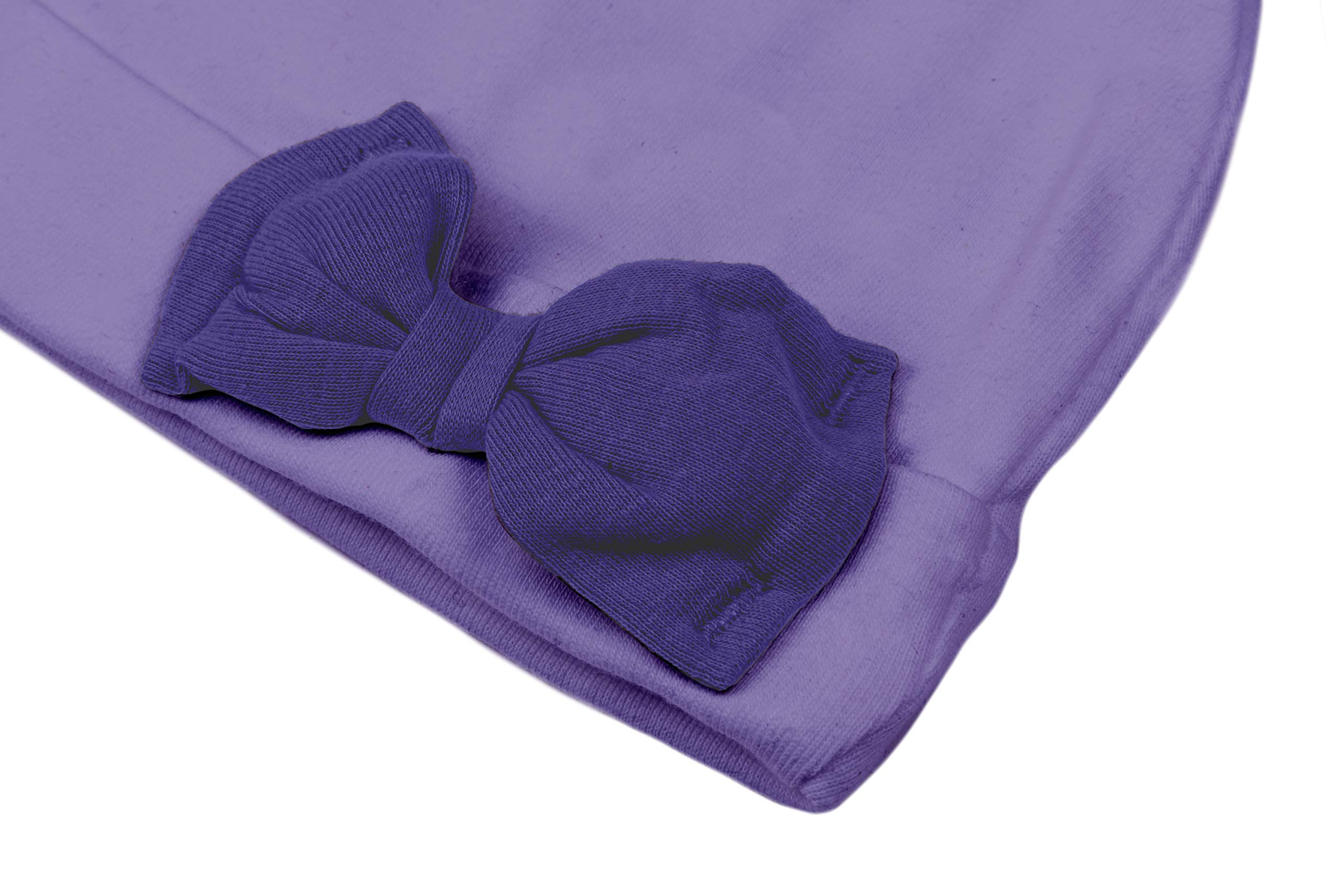 Adorable Baby Bow Hats for Newborns & Infants - Soft & Warm Winter Knit Beanie for Girls & Boys - Perfect for Photography, Holidays & Outdoor Activities