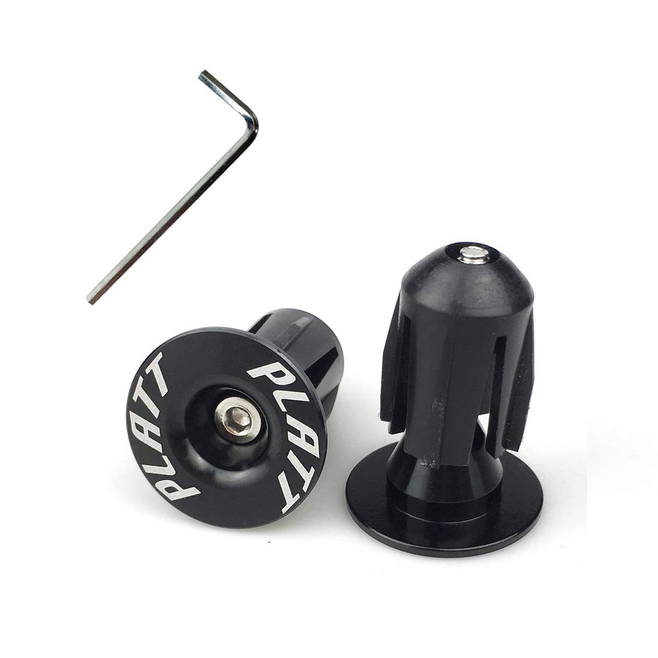 Premium Aluminum Bike Bar End Plugs - Lightweight MTB Road Bike BMX Handlebar End Caps (1 Pair) - Protect Handlebars & Enhance Grip for Cycling Commuting & Outdoor Adventures