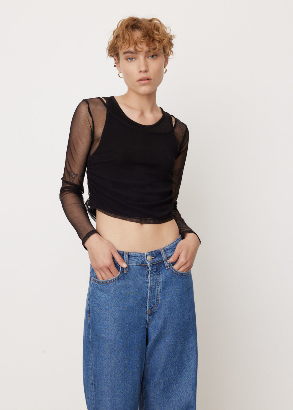 Layered Black Top for Women - Stylish Casual & Party Wear - Perfect for Date Nights, Office, and Everyday Outfits