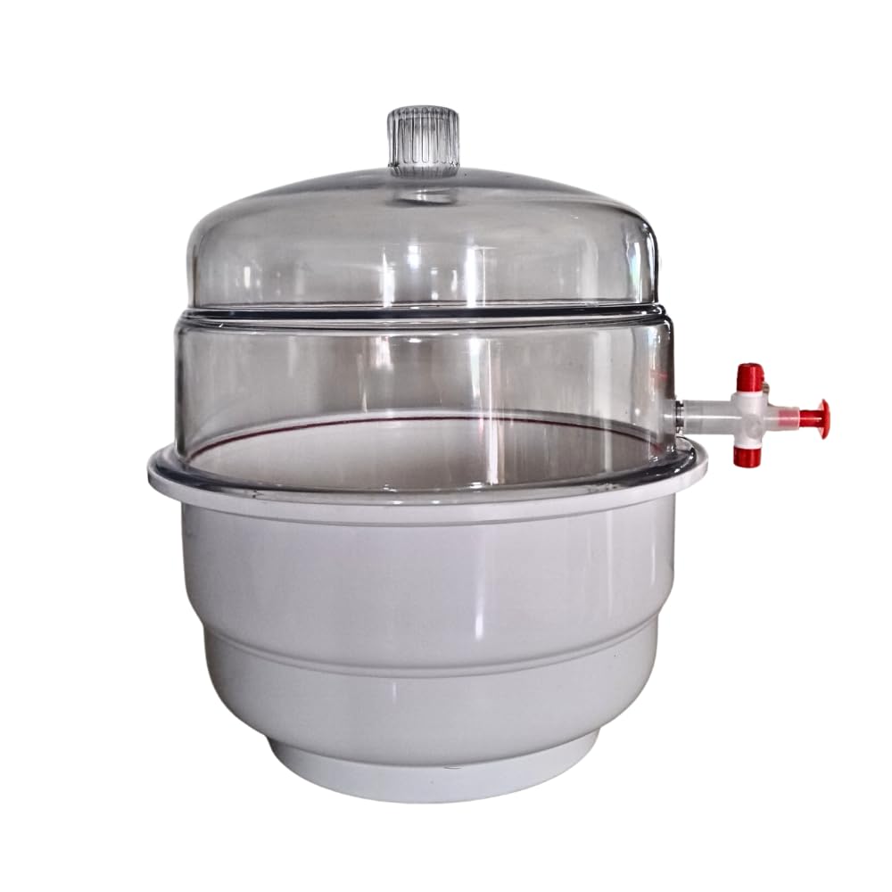Vacuum Desiccator 200mm PP/PC for Lab Storage