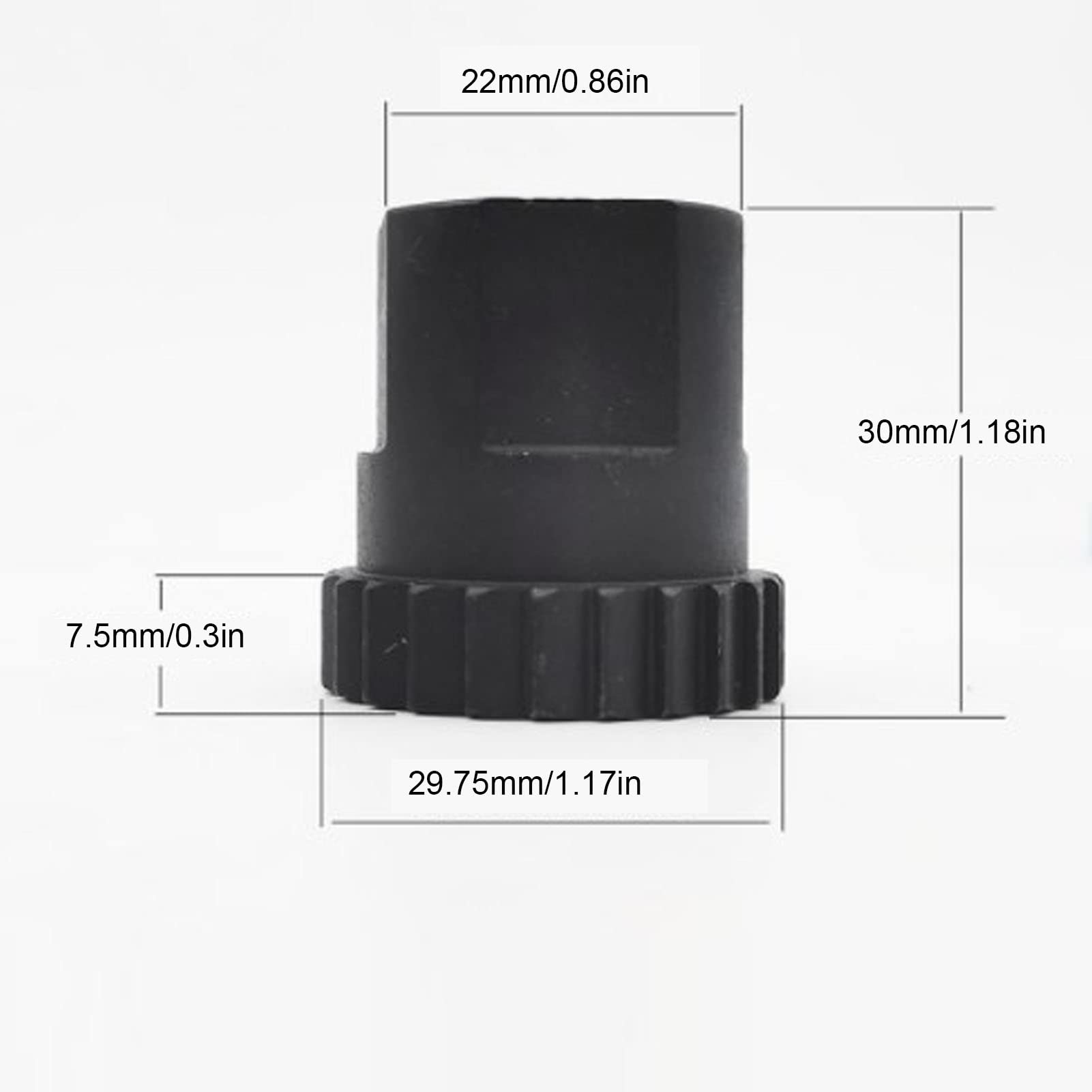 24-Tooth Steel Ratchet Removal Hub Tool - Bike Pedal Nut Installer & Remover for 3 Pawl Ratchet Systems | Perfect for Bicycle Maintenance & Repair
