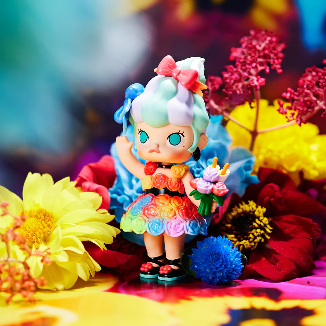 POP MART Molly x Mika Ninagawa Flower Dreaming Series Blind Box Collectible Figure - Cute Anime Character for Home Decor, Office Display & Gift Giving