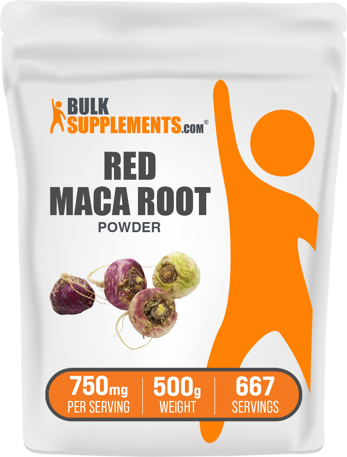 Organic Red Maca Root Powder 1000mg - Premium Peruvian Superfood for Energy, Hormone Balance & Libido Boost - Vegan, Non-GMO, Gluten-Free - Great for Smoothies, Baking & Wellness Drinks