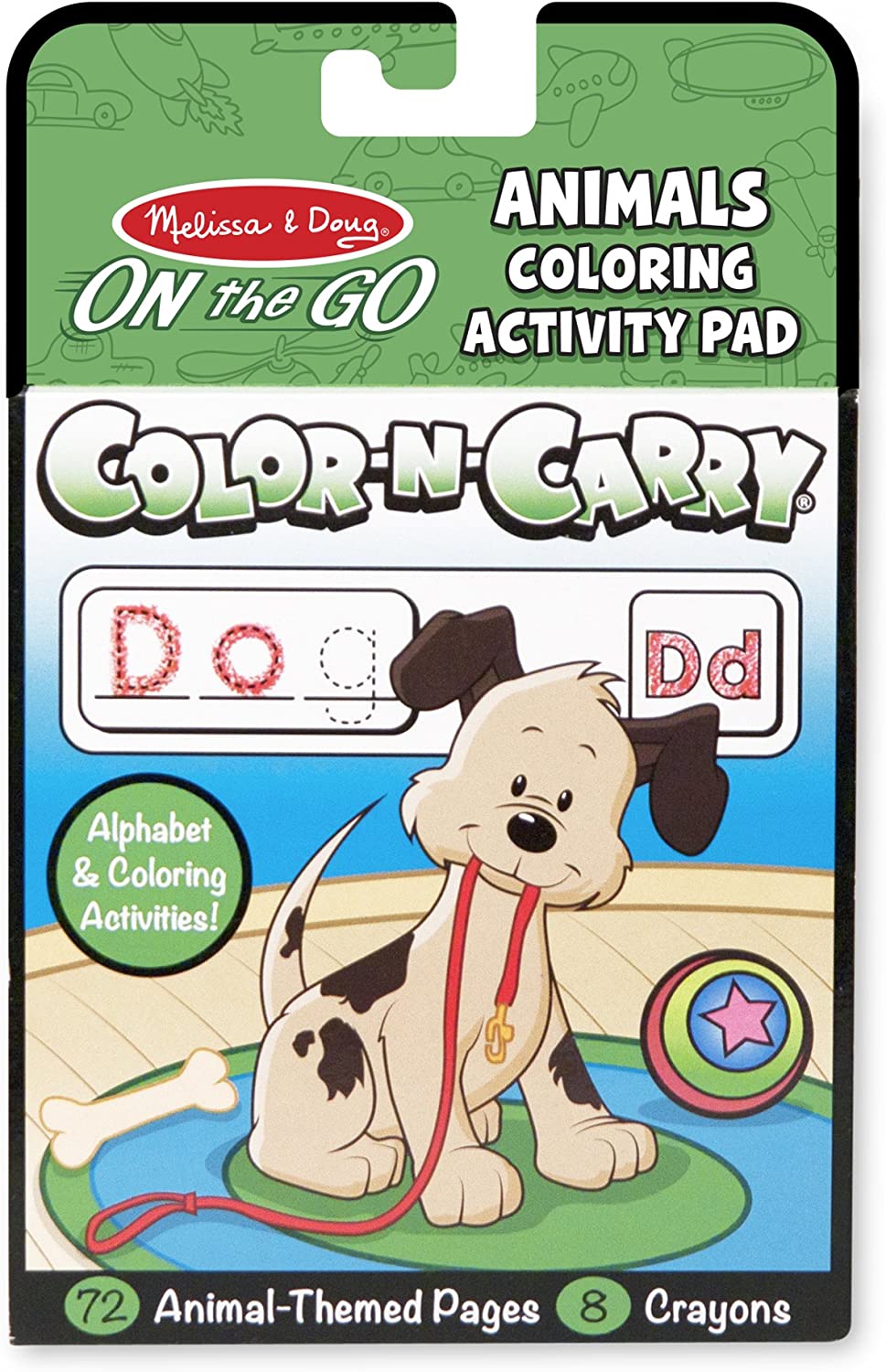 Melissa & Doug On The Go Color & Carry Animals - Portable Travel Activity Set for Kids - Perfect for Road Trips, Airplane Rides & Playdates