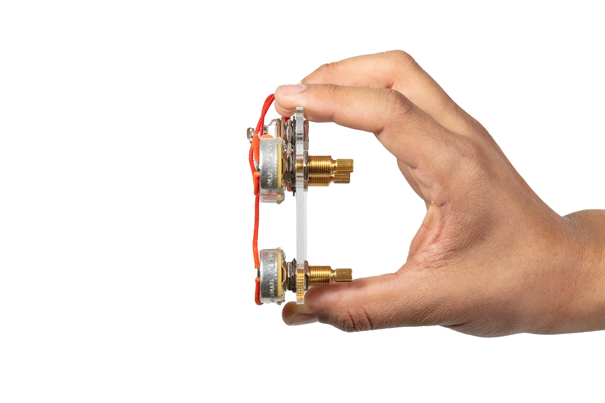 Premium 920D Custom Les Paul Wiring Harness Kit with 3-Way Toggle Switch & 4 Long Shaft Pots - Perfect for Guitar Upgrades, DIY Repairs, and Professional Installations