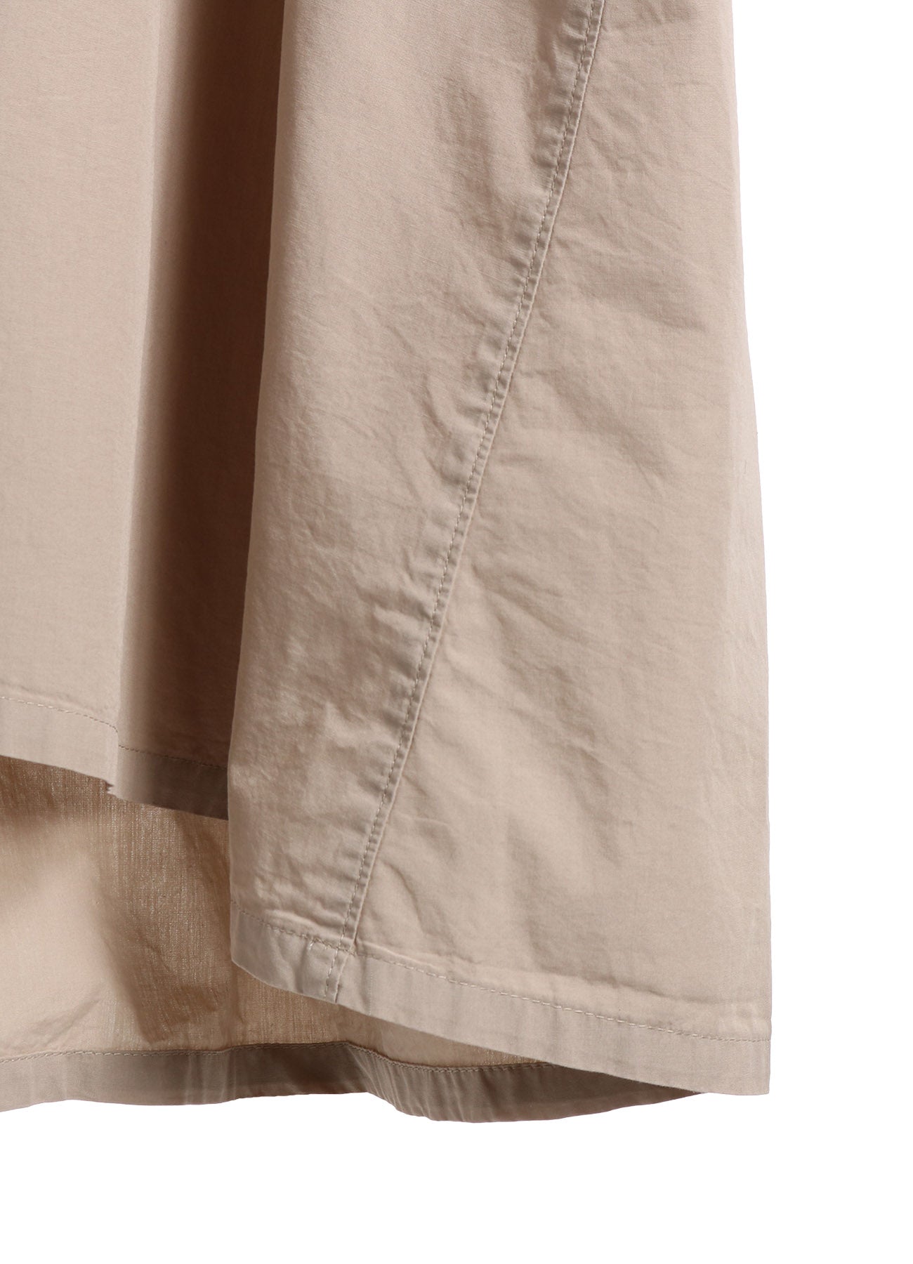 Stylish Cotton Broad Garment Dyed Right Tucked Asymmetric Skirt - Women's Fashion Skirt for Casual Wear, Office Outfits & Special Occasions