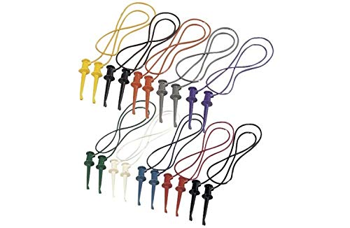 POMONA 5523 Test Hook Connector Assemblies - High Quality Electrical Test Probes for Multimeters, Oscilloscopes & Electronics Repair - Perfect for DIY, Lab Testing & Industrial Applications