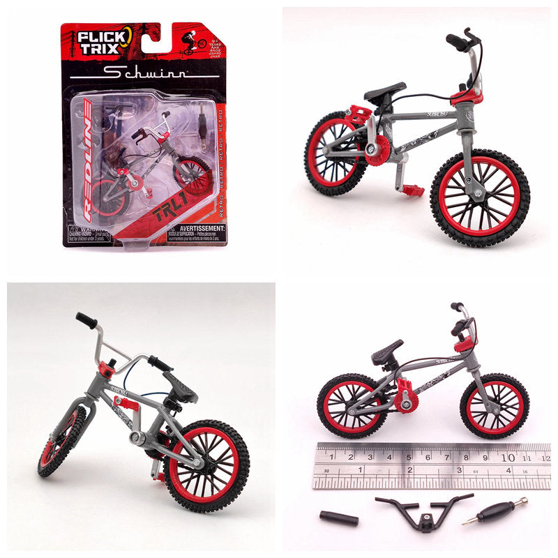 Premium Diecast Finger Bike FLICK TRIX - Miniature BMX Toy Bicycle Model for Kids & Collectors - Perfect Gift for Birthday, Party Favors & Desk Decor