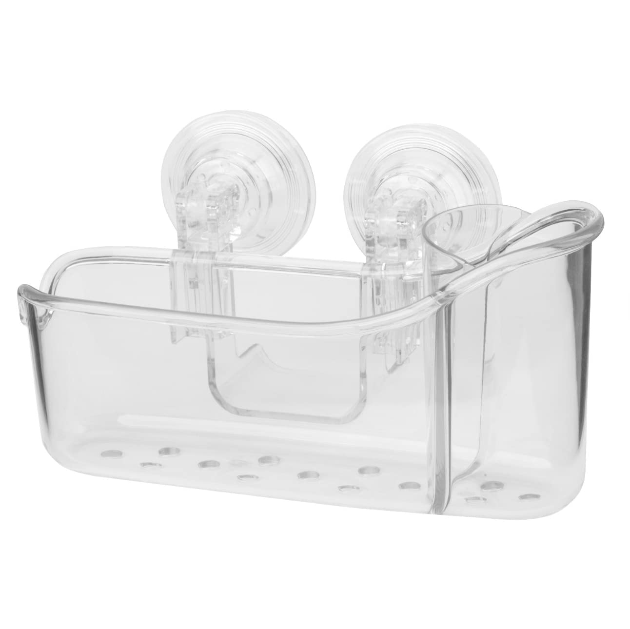 ROOM FOR LIFE Clear Bath Caddy Organizer - Waterproof Storage Container for Bathroom, Kitchen & Home - Perfect for Shower Essentials, Makeup, Sponges & Small Items