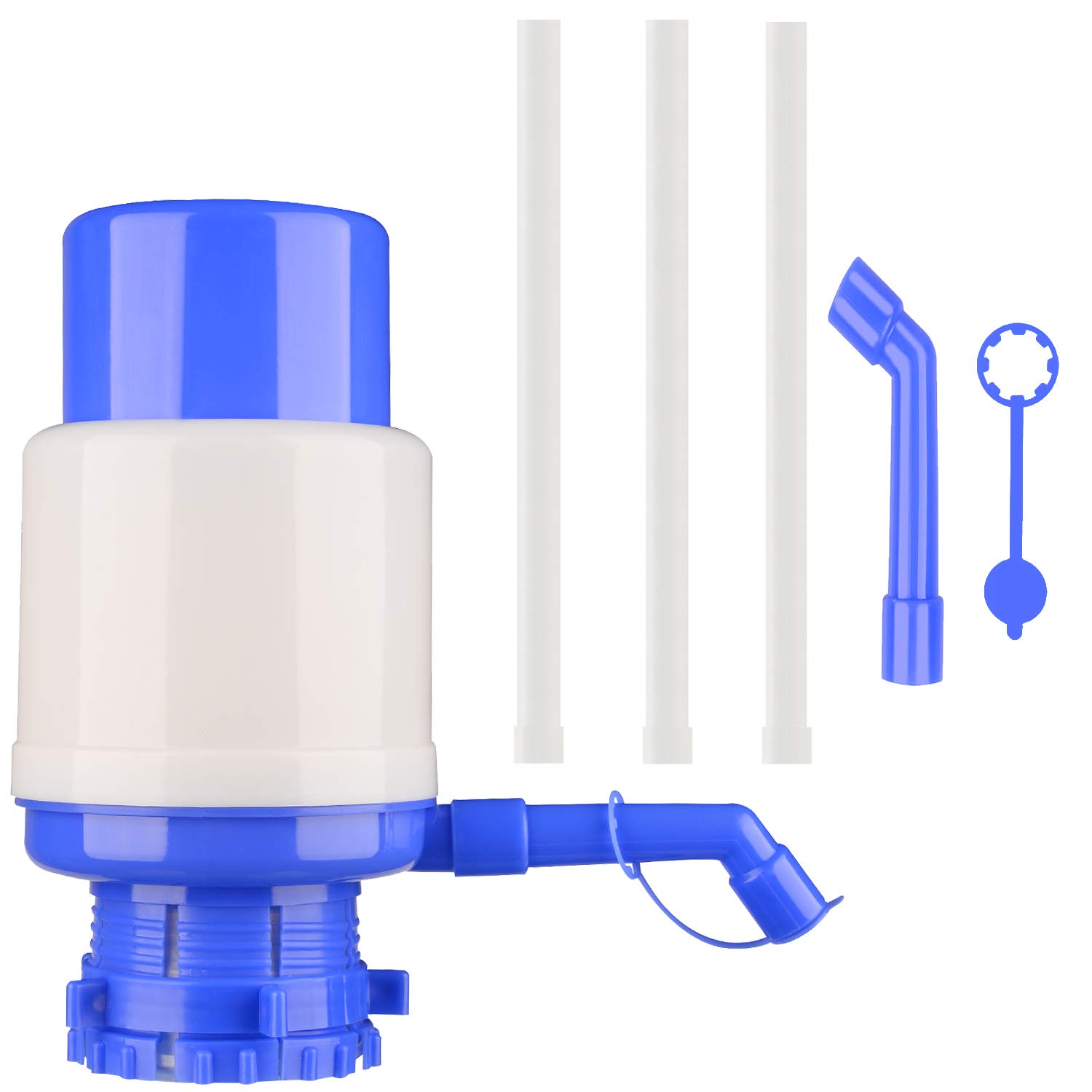 Portable Manual Water Pump for 2-5 Gallon Bottles - Camping & Outdoor Use