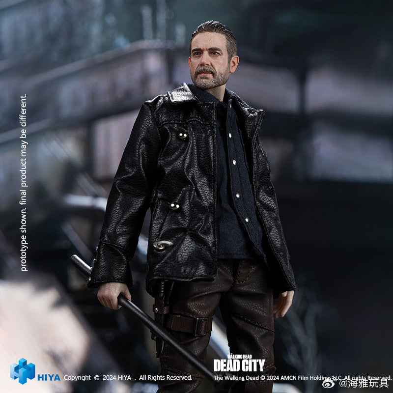 HIYA 16CM 1/12 Scale Negan Action Figure - The Walking Dead: Dead City Collectible (Pre-Order) | Perfect for Display, Photography & Diorama Scenes