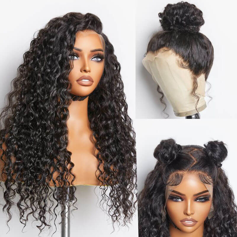 Eullair 360 Lace Frontal Wig - 100% Human Hair, Breathable & Versatile (12-30 Inch) - Perfect for Daily Wear, Cosplay, and Special Occasions