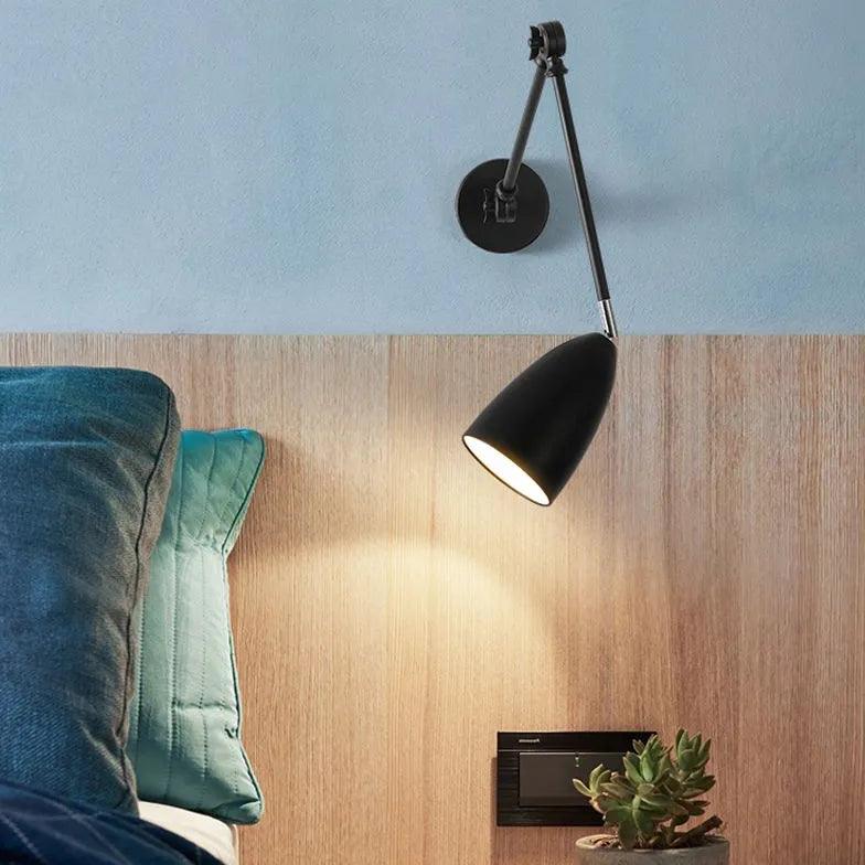 Modern Nickel Wall Light for Bedroom - Elegant Sconce Lighting Fixture for Home Decor, Living Room, Hallway & Dormitory