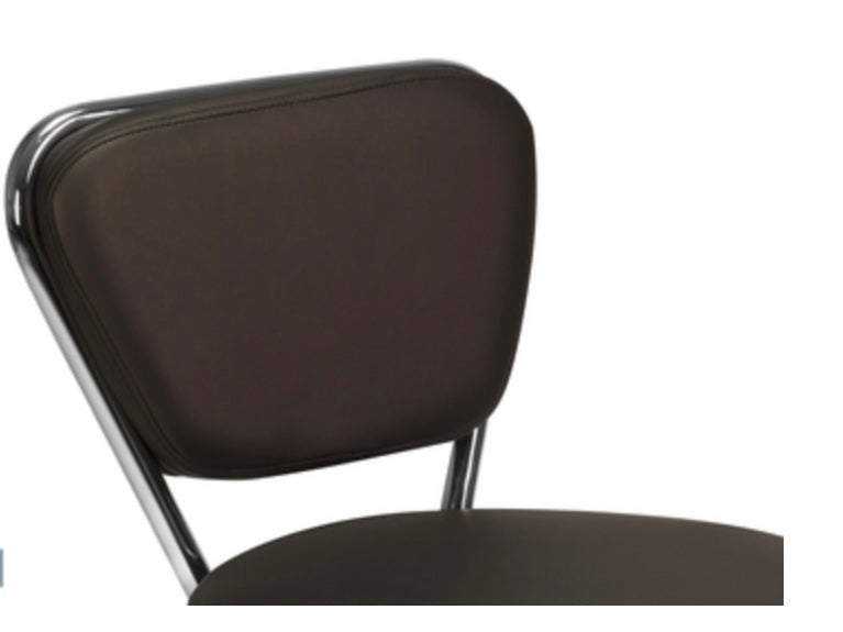 Dayton Rolling Stool - Adjustable Height Rolling Chair with Wheels for Salon, Workshop, and Office Use