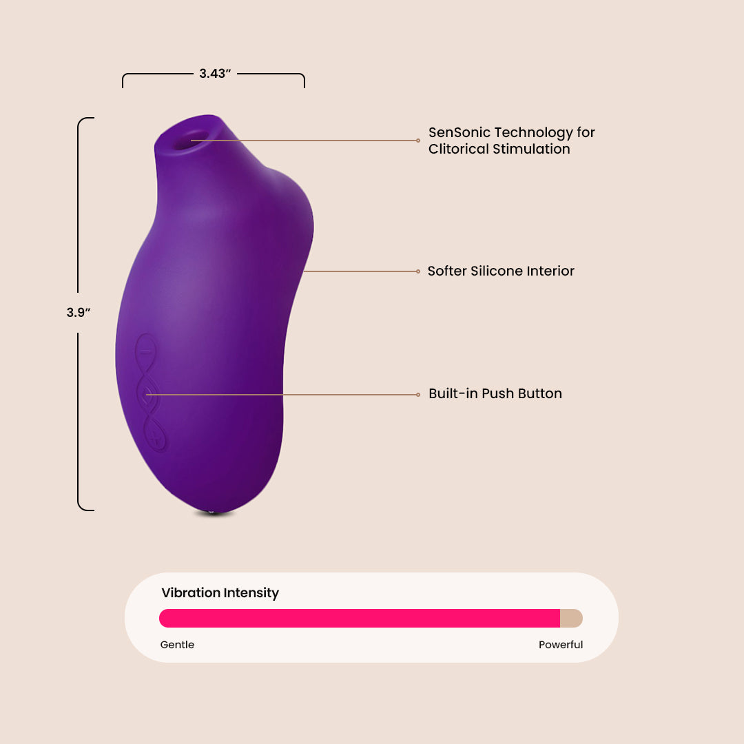 LELO SONA™ 2 Cruise - Premium Sonic Wave Massager for Women | Rechargeable & Waterproof Personal Massager | Perfect for Relaxation, Intimate Moments & Self-Care